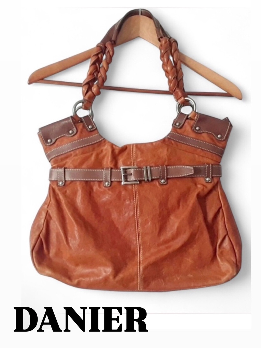 ⚡️SALE⚡️Danier Y2K RARE Leather Vintage Hobo Shoulder Bag